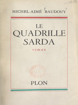 cover image of Le Quadrille Sarda